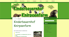 Desktop Screenshot of knirpsenfarm-berlin.de