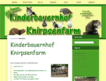 Tablet Screenshot of knirpsenfarm-berlin.de